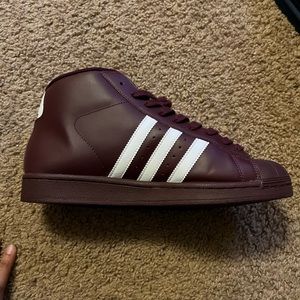 Burgundy Adidas Pro Model